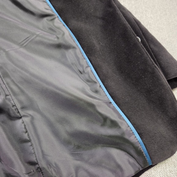 Talbots Black Velvet Blazer Women's 14 Lined Career Preppy Academia Holiday - Picture 6 of 10